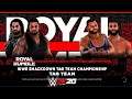 WWE 2K20 The Shield VS. Street Profits | WWE Smackdown Tag Team Championship