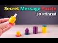 3D Print in Place Puzzle Box with a Secret Message