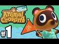 Animal Crossing New Horizons (DAY 1) Ducklebury Island - Gameplay Walkthrough Part 1 Nintendo Switch