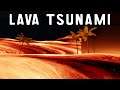 Lava Tsunami Blender Fluid Simulation Cycles #b3d