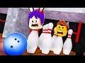 CITA PELIGROSA EN LA BOLERA - ROBLOX - BOWLING ALLEY OBBY!