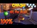 Crash Bandicoot 4 - Hit The Road 100% WALKTHROUGH! ALL CRATES, GREEN GEM, Hidden Gem Location