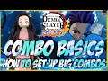 DEMON SLAYER HC TUTORIAL GUIDE: COMBO BASICS | PLUNGE COMBOS | ADVANTAGES OF SPECIFIC COMBOS!