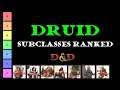 Druid Subclasses Ranked: D&D