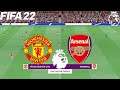 FIFA 22 | Manchester United vs Arsenal - Premier League 2021/22 - Full Gameplay