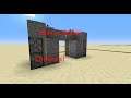 How to build a flush 2x2 piston door in Minecraft(redstone tutorial)