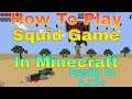 How to play squid game in minecraft easily play squid game pe+bedrock edition without server