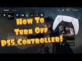 How To Turn Off PS5 Controller! (For Beginners)