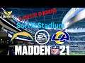 Madden NFL 21 Gameplay- "Sofi Stadium" LA Chargers vs. LA Rams (Xbox One X, 4K HDR)
