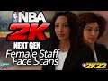 NBA 2K22 Next Gen - MyStaff: All Female Staff Face Scan Options (PS5, Xbox series X /S)
