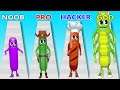 NOOB vs PRO vs HACKER vs GOD in Wacky Run - Perfect LEVEL in Wacky Run - Gameplay Android, Ios