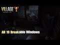 Resident Evil Village - Hooligan Trophy - All 19 Breakable Windows