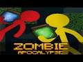 Stickman vs Multicraft: Zombie Apocalypse - Stickman Game - Android / IOS Gameplay