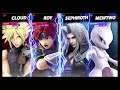Super Smash Bros Ultimate Amiibo Fights – Sephiroth & Co #78 Cloud & Roy vs Sephiroth & Mewtwo