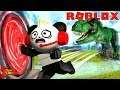 TIME TRAVEL ADVENTURES IN ROBLOX ! (Dinosaur Extinction) Let's Play with Combo Panda