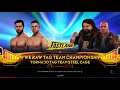 WWE 2K20 Mick Foley,The Rock VS Breeze,Fandango Steel Cage Match WWE Raw Tag Titles