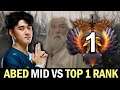 ABED mid vs TOP 1 RANK — Unexpected Mid vs Meta Hero KOTL