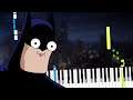 Batman Piano Medley Songs Cover (Sheet Music + midi) Synthesia Tutorial
