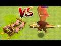 Golden Boss Dragon vs. Hog Santa!! "Clash Of Clans" GOODbye DRAGON!