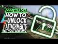 HOW TO UNLOCK ALL ATTACHMENTS WITHOUT LEVELING UP WEAPONS in Modern Warfare and Warzone