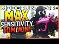 MODERN WARFARE - "MAX SENSITIVITY TEAM DEATHMATCH WIN!" - Team Challenge #5 (INSANE SENSITIVITY)
