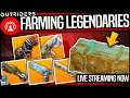 Outriders - Farming Legendary Weapons - Best Legendary Farm - Live Stream Hightlights