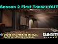 Season 2 First Official Teaser COD Mobile | Sound ON and mind the Dust Coming in Next Season #shorts