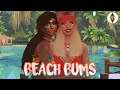 The Sims 4: Create A Sim | BEACH BUMS | SSY Group Collab + SIM DOWNLOAD