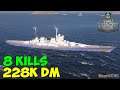 World of WarShips | Stalingrad | 8 KILLS | 228K Damage - Replay Gameplay 4K 60 fps