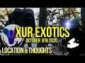 Xur Exotics and Location This Week - October 9th 2020 Guide - Destiny 2