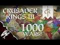 1,000 YEARS of Crusader Kings 3 - Timelapse 867-1867!