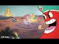 Cuphead - Djimmi The Great, Wally Warbler, Funhouse Frazzle and Mausoleum II (PS4)