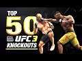 EA SPORTS UFC 3 - TOP 50 UFC 3 KNOCKOUTS - Community KO Video ep. 11
