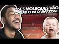 ESSAS CRIANÇAS VÃO ACABAR COM O WARZONE!!! -react