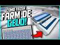 FARM de GELO SIMPLES e AUTOMÁTICA no MINECRAFT BEDROCK! | TUTORIAL