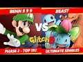 Glitch 8 SSBU - Benn 9 9 9  (Luigi) Vs. Beast (Pokemon Trainer) Smash Ultimate Tournament Top 192