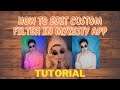 How to edit custom filter for your photos using MyZesty app