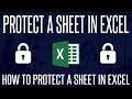 How to Password Protect a Sheet in Microsoft Excel