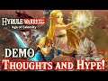 Hyrule Warriors Age of Calamity Demo THOUGHTS and HYPE!