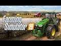Jr Plays: Farming Simulator 19 W/ CrazyJ Ravenport Ep3 First Harvest