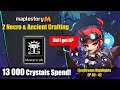 Maplestory m - 2 Necro and Ancient Weapon Crafting 13k Crystal Spend Ls Highlights EP 40 to 42