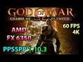 PPSSPP 1.10.3 • 60FPS • 4K | God of War: Chains of Olympus - FX 6350 | GTX 1660 Super