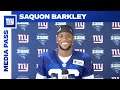 Saquon Barkley: Excited to be back with his teammates | New York Giants