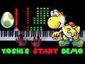 Super Mario World 2: Yoshi's Island - Yoshi's Start Demo - Piano|Synthesia