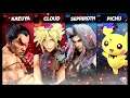 Super Smash Bros Ultimate Amiibo Fights – Kazuya & Co #298 Kazuya & Cloud vs Sephiroth & Pichu