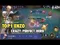 TOP.1 Enzo Is Actually A Crazy Perfect Game Hero | AoV | 傳說對決 | RoV | Liên Quân Mobile