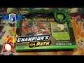 Unboxing Champions Path Pin Collection Turffield Gym - Pokemon TCG