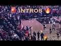 📺 Warriors intros then Phoenix Suns at pregame b4 #NBAXmas Game; Stephen Curry & Draymond stretch