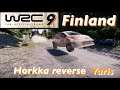 WRC 9 Rally  Finland Horkka reverse Toyota Yaris フィンランド Hokka 逆走  ヤリス セッティングと攻略　2021.5