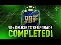 90+ Deluxe TOTS Upgrade SBC Completed - Tips & Cheap Method - Fifa 21